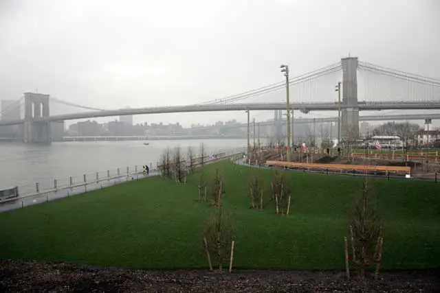 Brooklyn Bridge Park on opening day